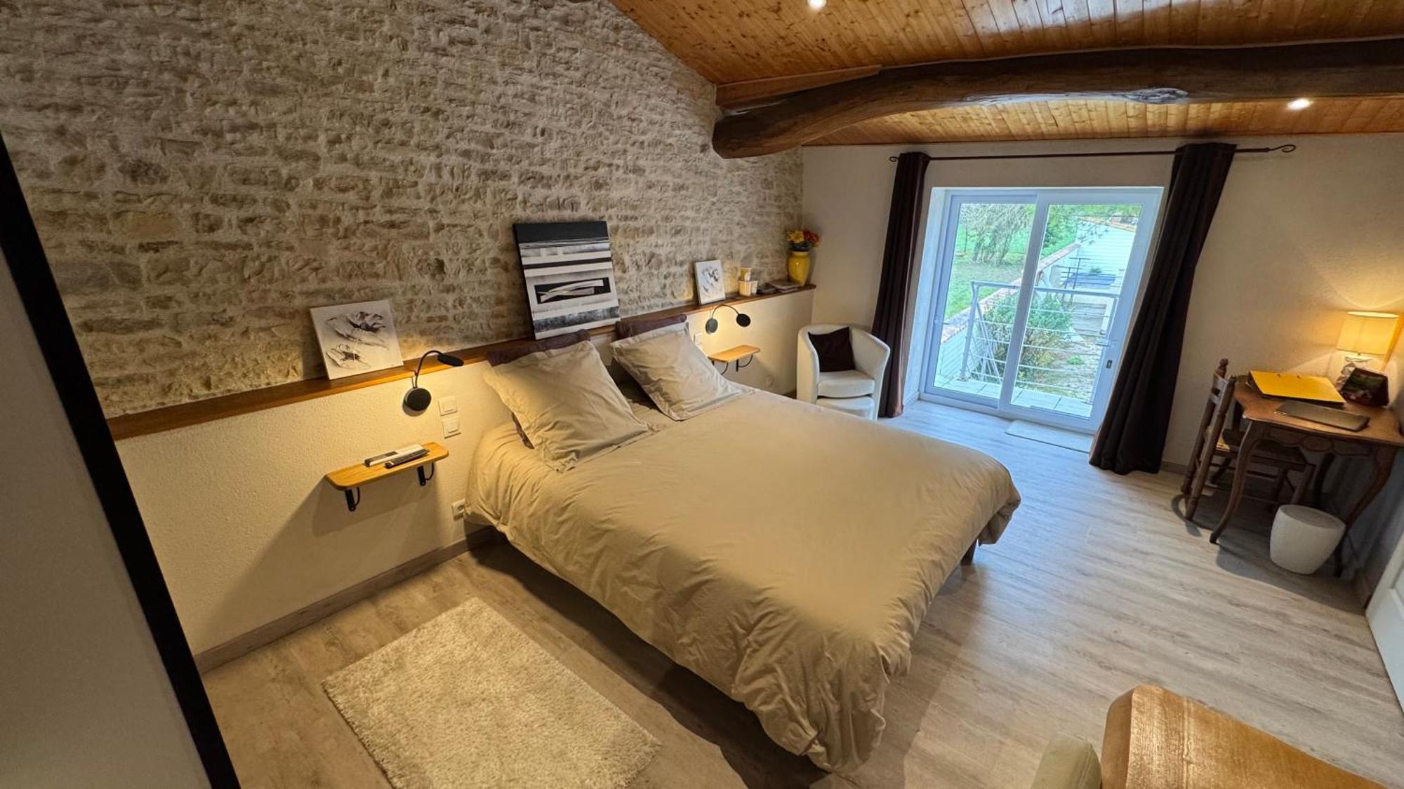 Chambres D'Hotes Les Rozieres Le Bourdet Bagian luar foto